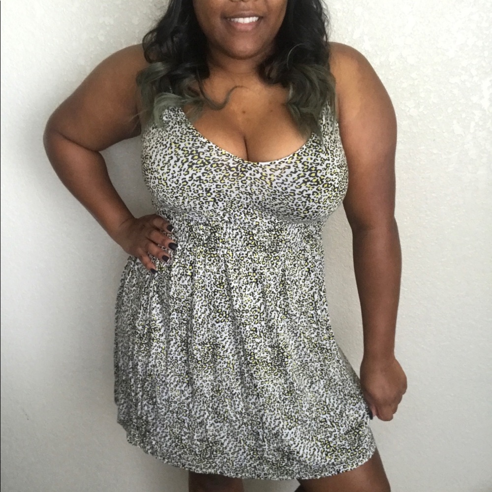 animal printed dress